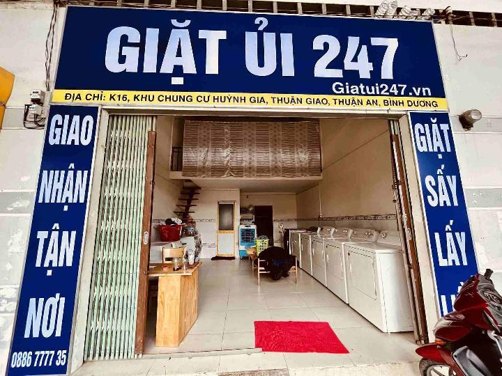Tiệm giặt ủi - Giặt sấy lấy lấy liền của Giặt ủi 247 tại Bình Dương