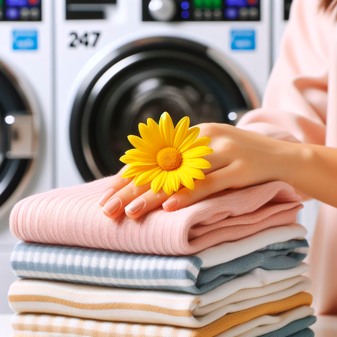 Quần áo được Giặt tại Tiệm giặt ủi 247